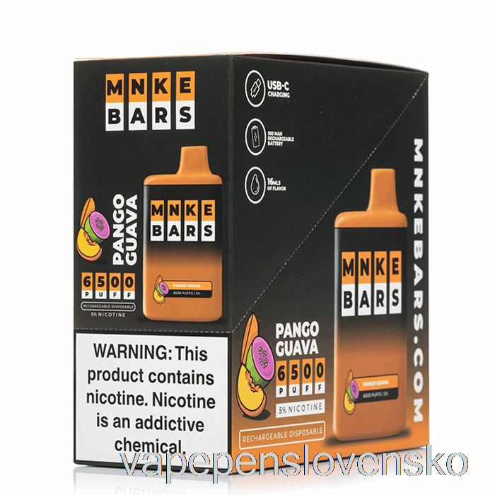 Mnke Tyčinky 6500 Jednorazové (5-balenie) Vape Slovensko